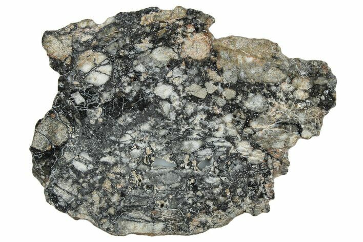 Polished Lunar Meteorite ( g) Slice - Ajdabiya #301114